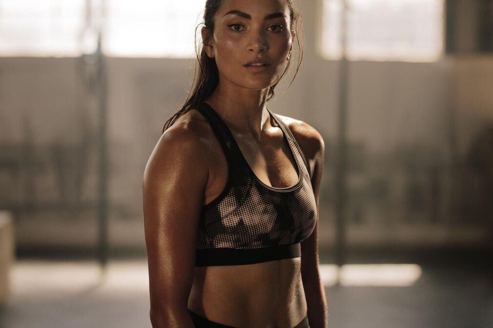 une femme sportive