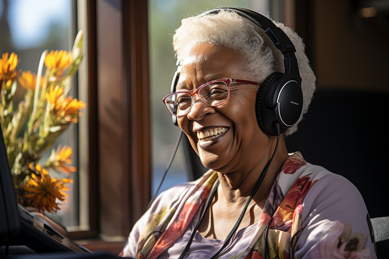 téléassistance seniors : dispositif de téléassistance porté par une personne âgée