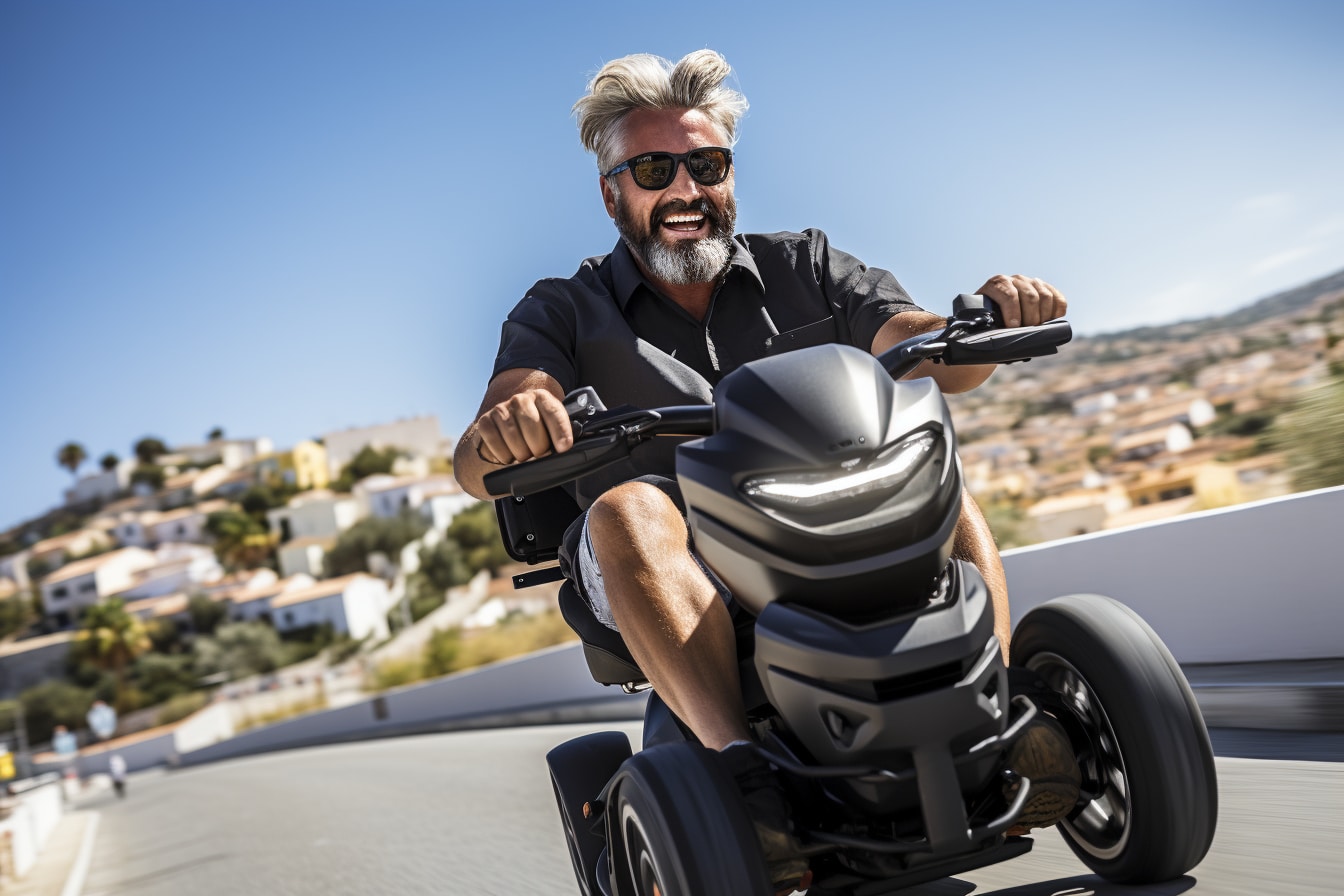 accessibilité handicapés : rampe d'accès pour personnes à mobilité réduite devant un bâtiment public