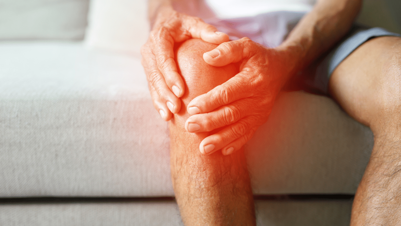 arthrose du genou : schéma illustrant les différentes zones touchées par l'arthrose du genou