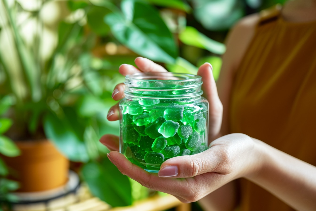 Greenhouse Pure CBD Gummies : pot de gummies CBD naturels pour le bien-être