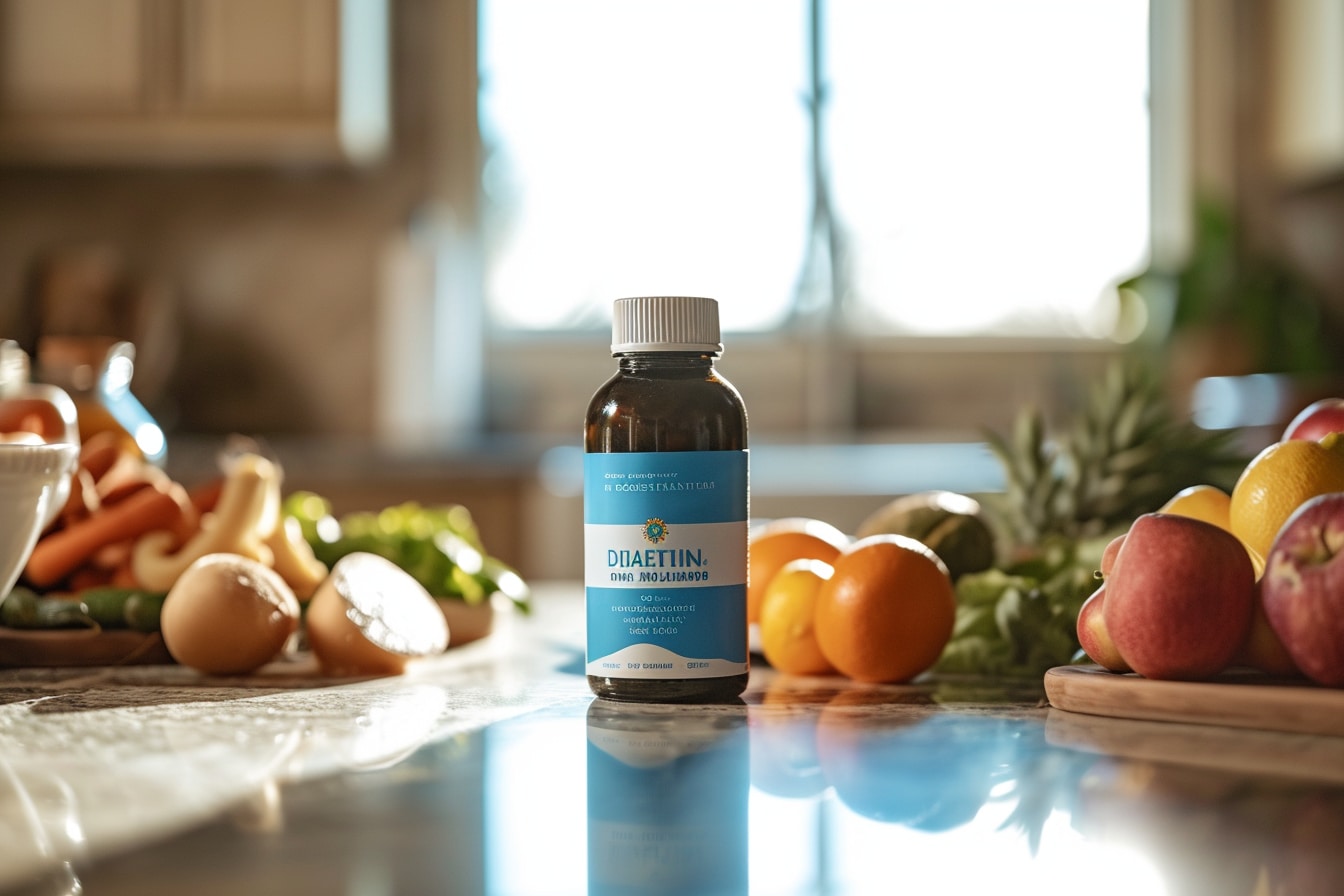 Diaetolin : boîte de complément alimentaire Diaetolin avec ingrédients naturels