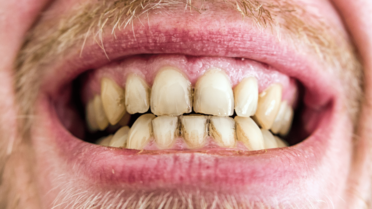 dents jaunes : sourire éclatant avec des dents blanchies naturellement