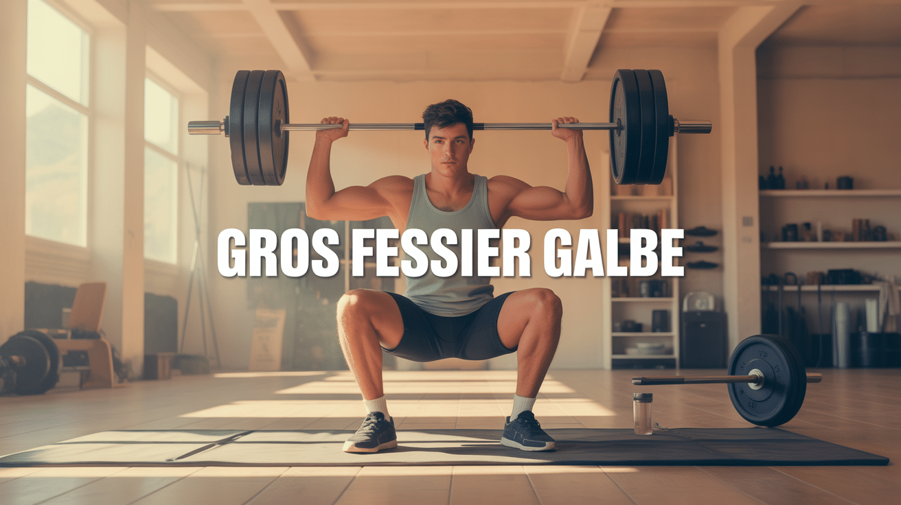 gros fessier galbe illustration squat