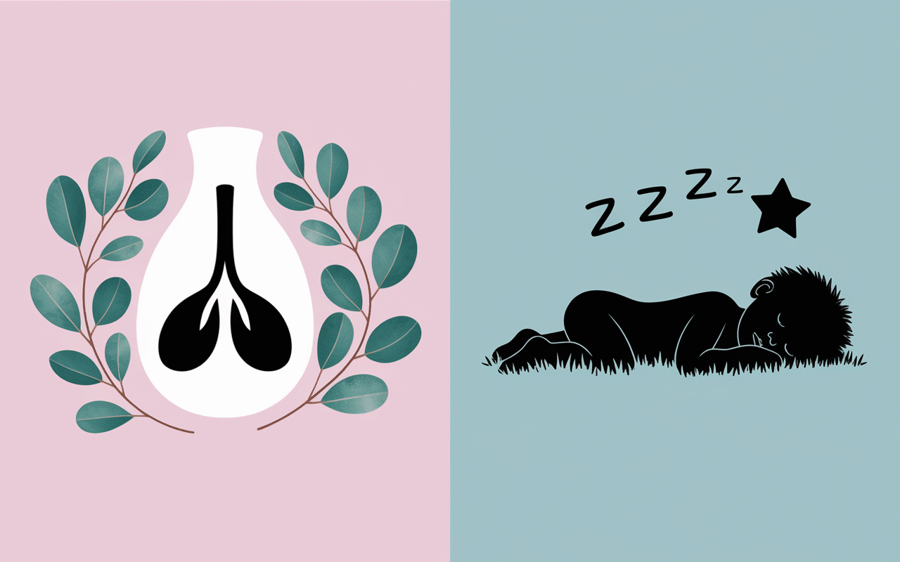 Suppositoire eucalyptus respiration facile enfant sommeil qualité