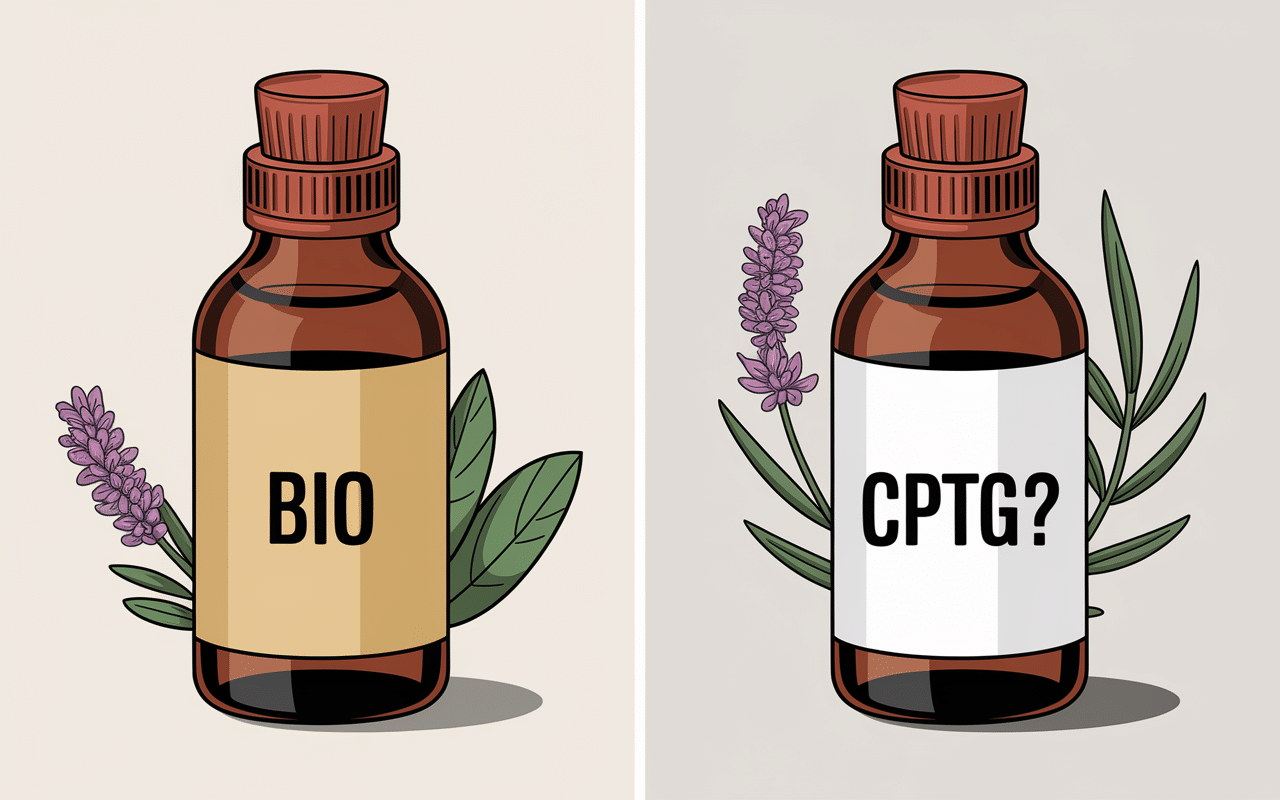 comparatif labels CPTG bio eco Doterra