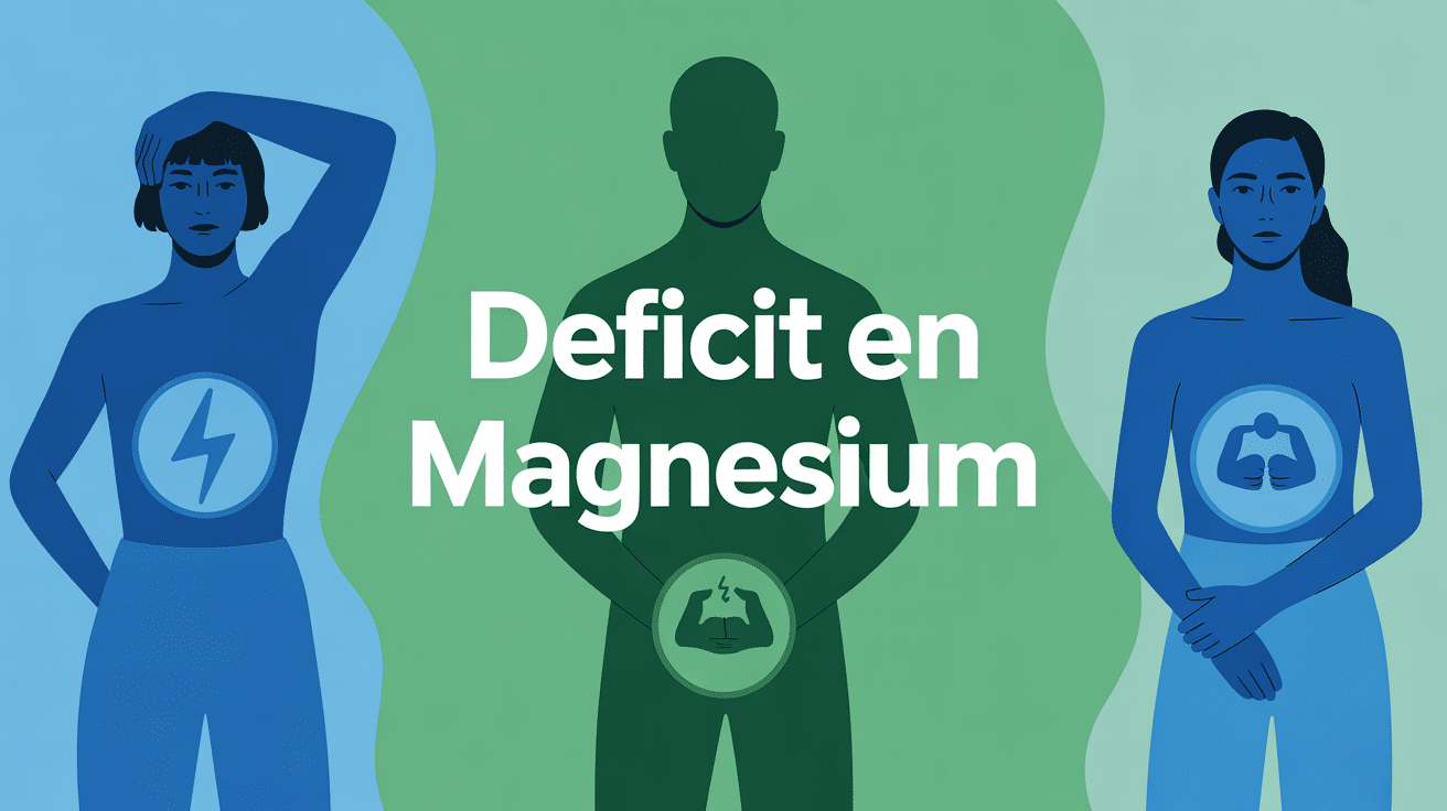 image deficit en magnesium silhouettes fatigue muscle energie