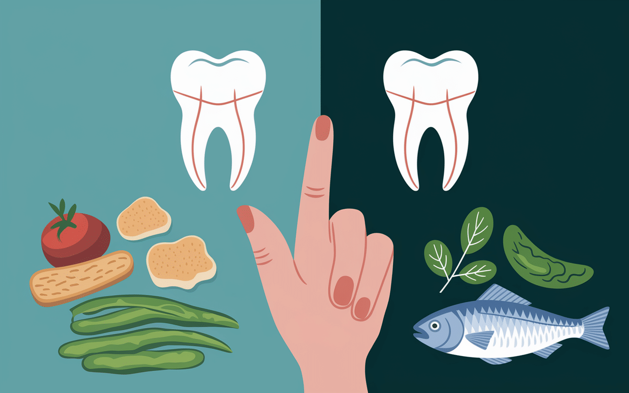 Dent fissurée aliments calcium carence nutrition