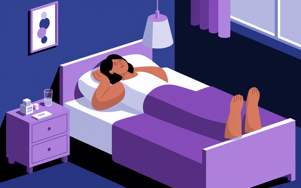 Position dormir fracture humérus coussins table nuit
