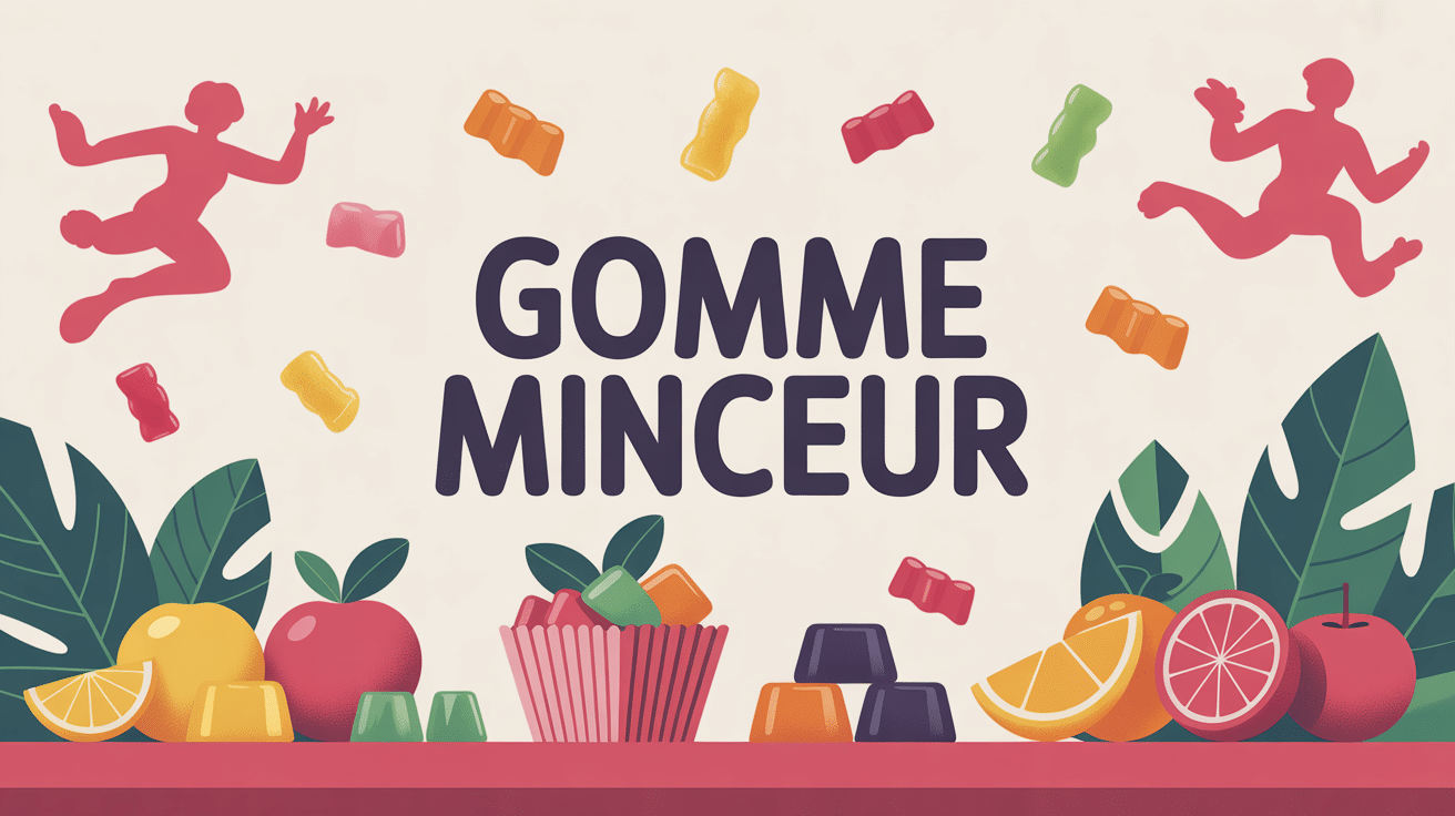 visuel gomme minceur fitex comparatif coloré