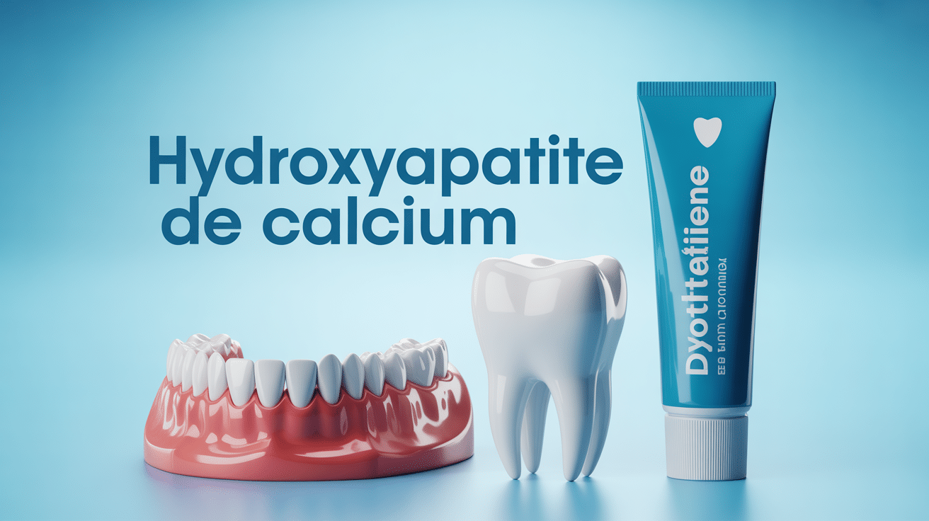 hydroxyapatite de calcium illustration dent os dentifrice