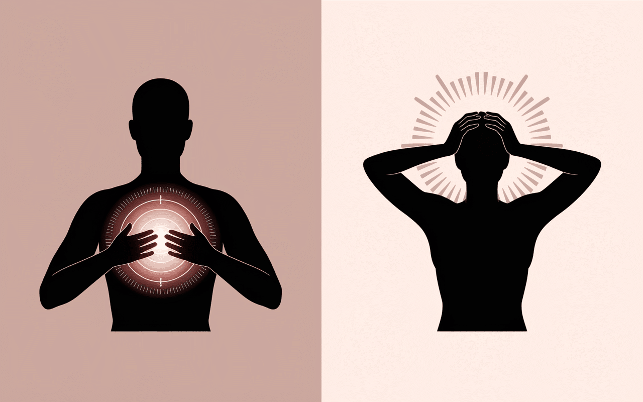 Visuel ganglion sus-claviculaire stress