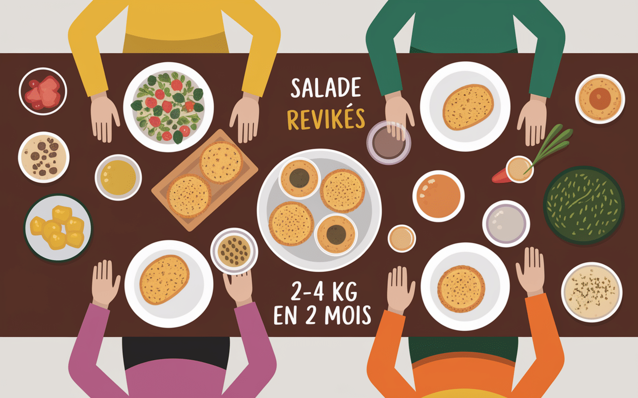 menus api minceur salade tartines miel pollen