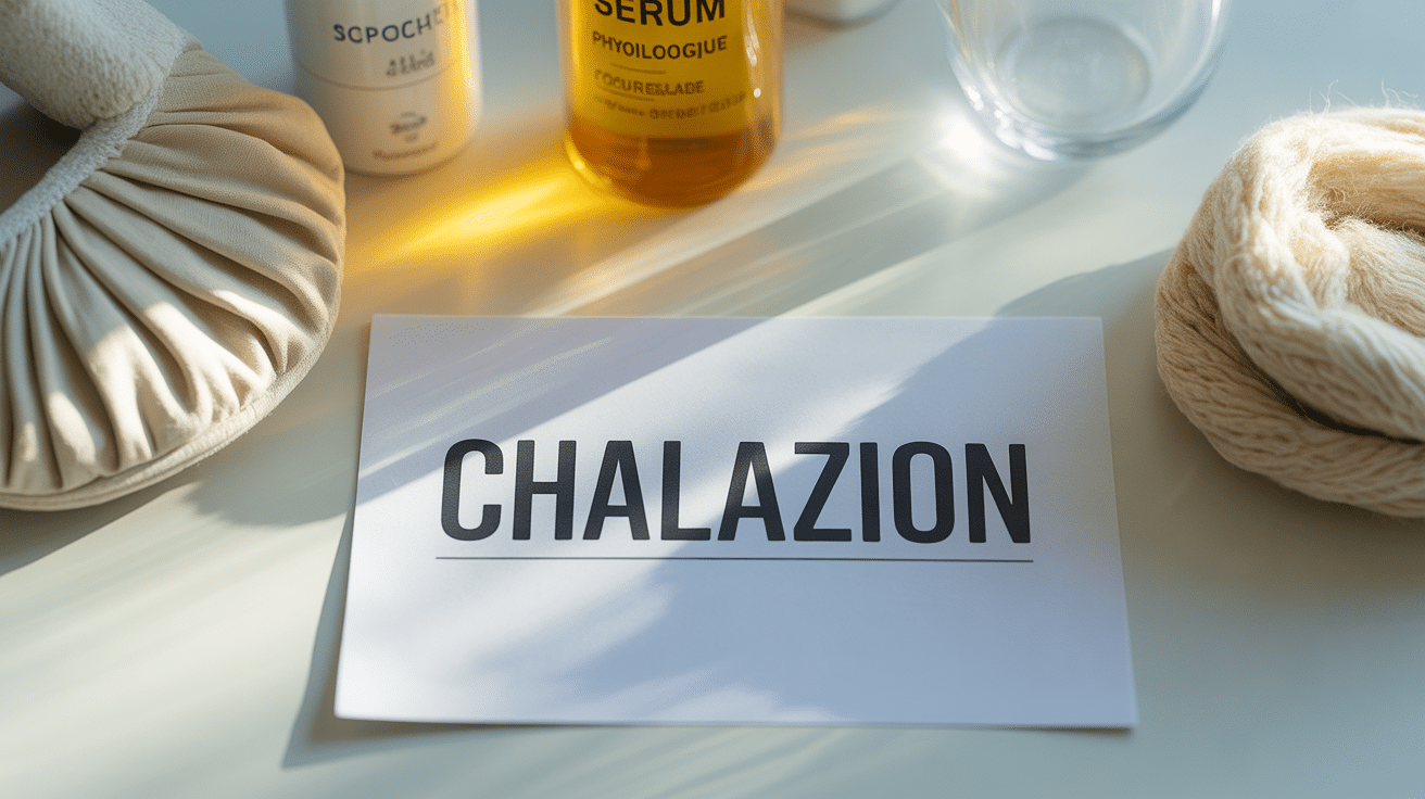 soins chalazion compresse chaude serum physiologique
