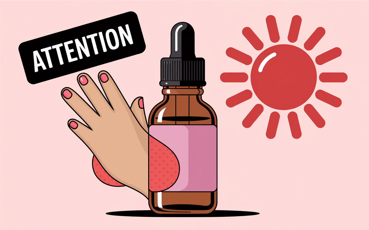 avertissement dangers bergamote application huile soleil