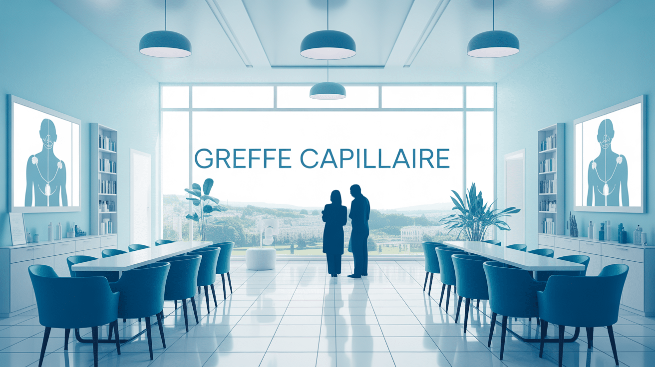 vue stylisee clinique greffe capillaire racine carree