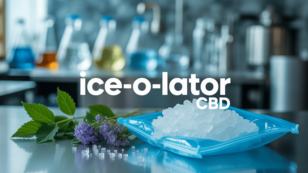 sacs filtrants et glace pour ice-o-lator cbd extraction naturelle
