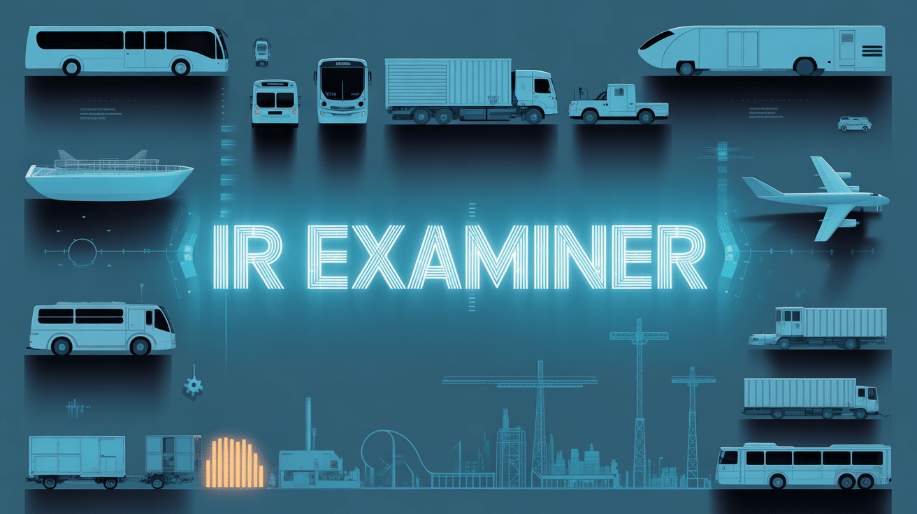 Vue parc vehicules IR Examiner analyse thermique