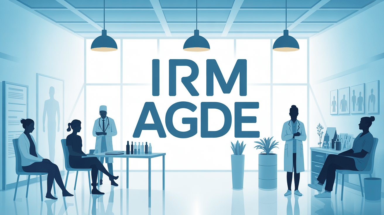 Illustration centre IRM Agde moderne et rassurant