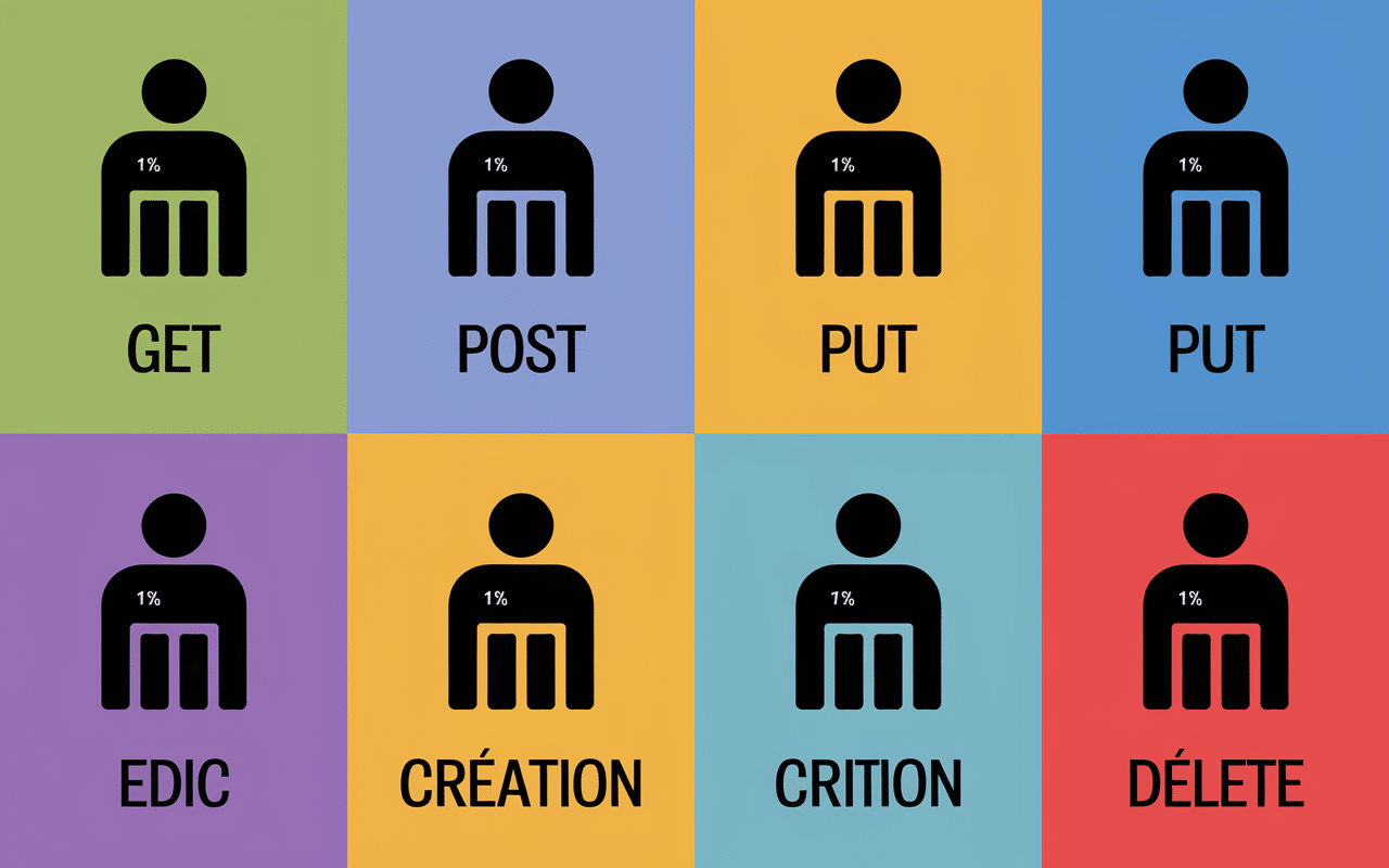 tableau methodes API GET POST PUT DELETE