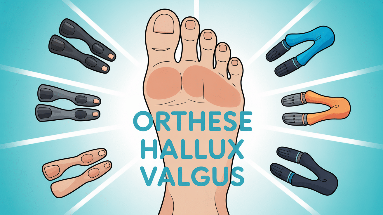 orthese hallux valgus vue pied et ortheses