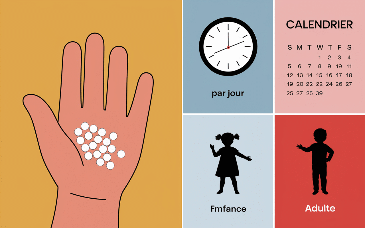 Main montre granules Passiflora compose posologie