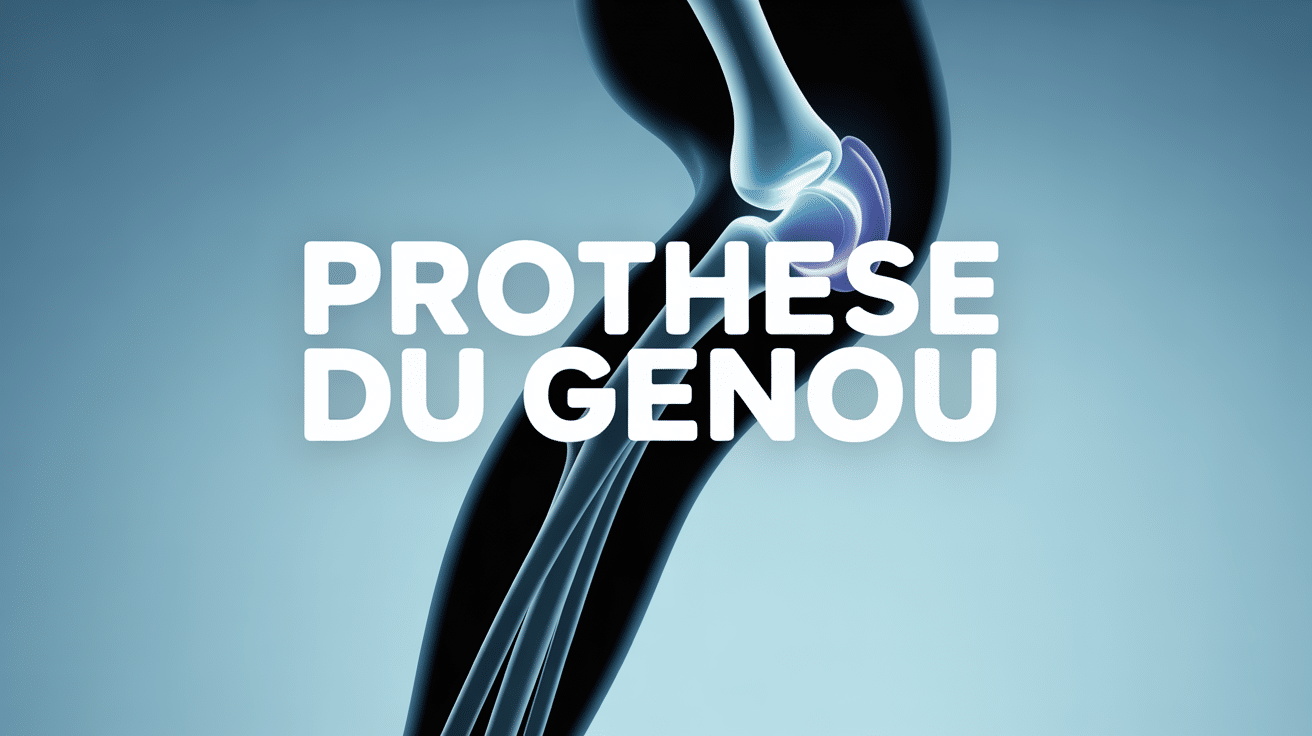 prothese du genou illustration clinique recuperation
