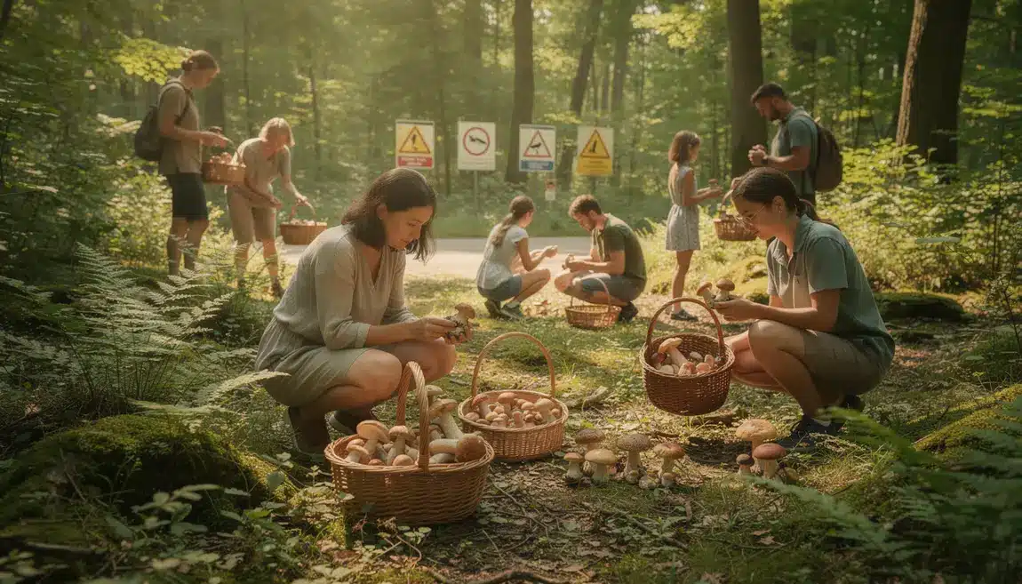 cueillette champignons ete risques prévention