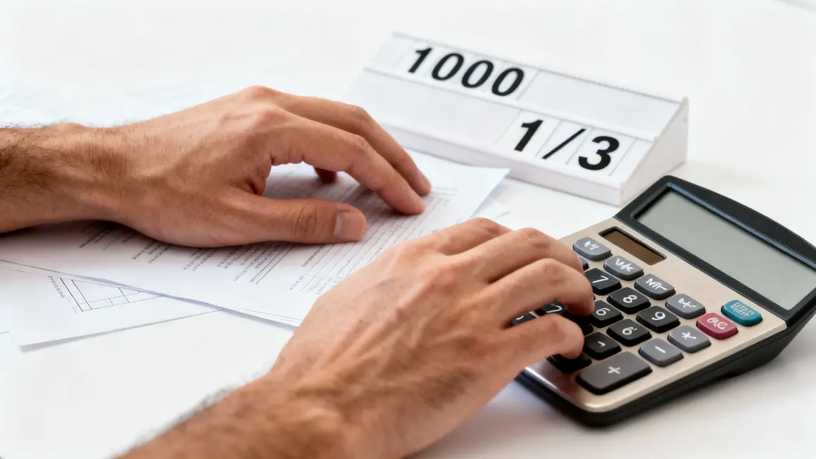 Obligation alimentaire calculatrice tableau 1000 un tiers