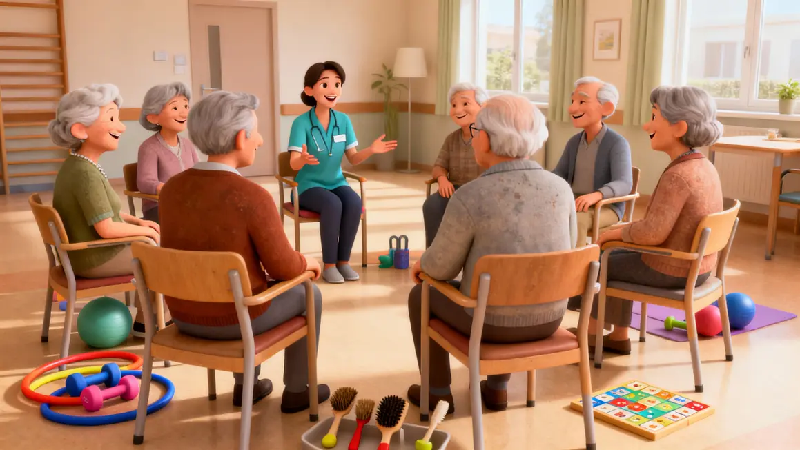 Atelier seniors cercle animation EHPAD