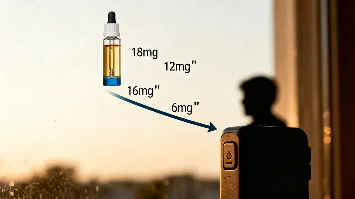Graphique reduction nicotine e cigarette sevrage tabagique