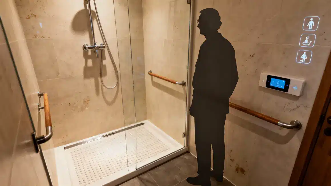 salle de bain maison residence senior securisee
