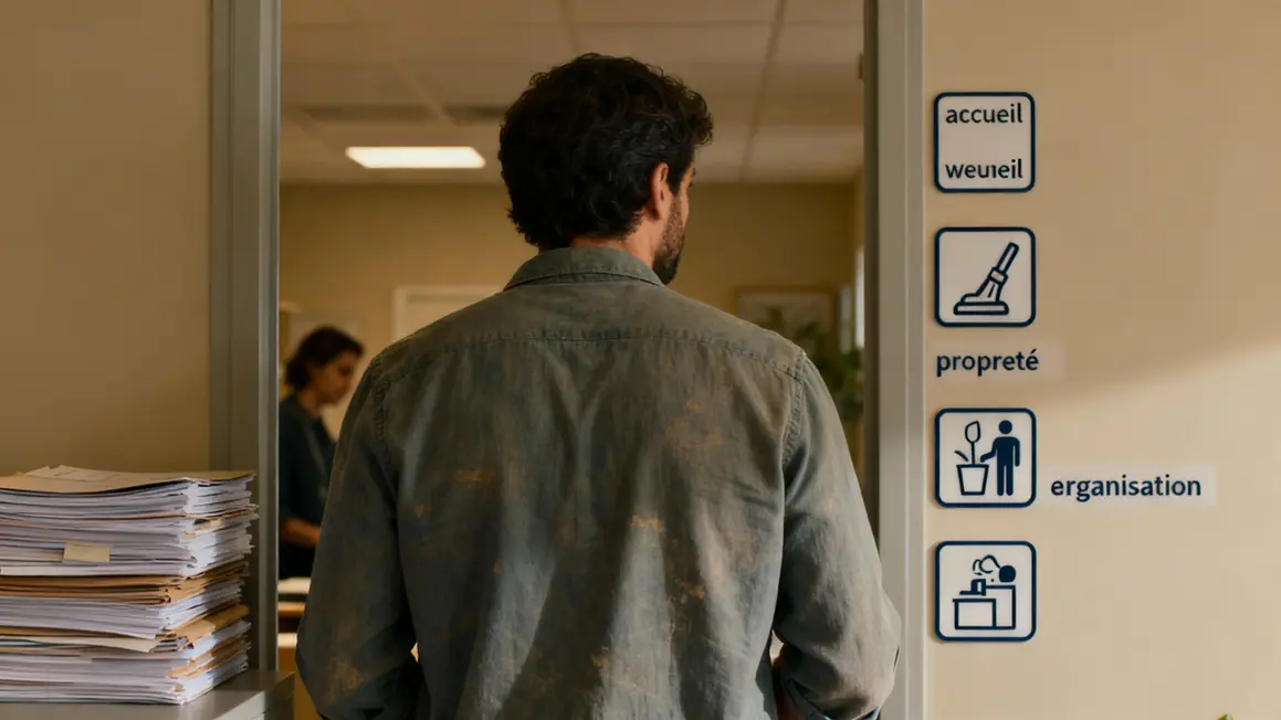 Personnages notent accueil et organisation hôpital