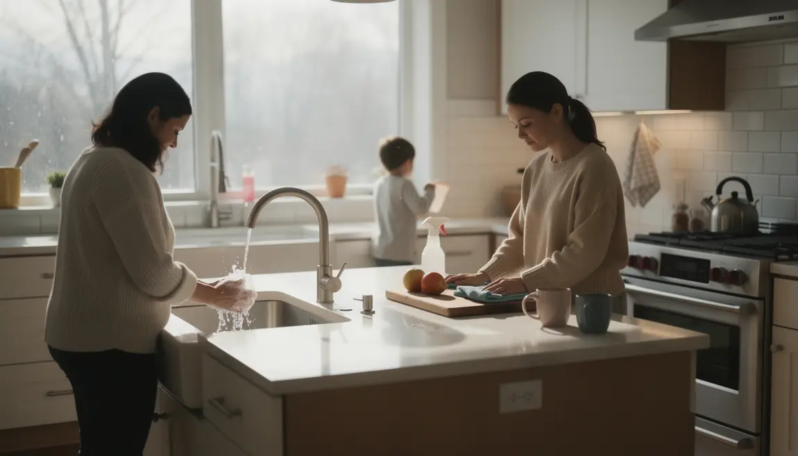 prévention gastro enterite gestes hygiène en famille cuisine