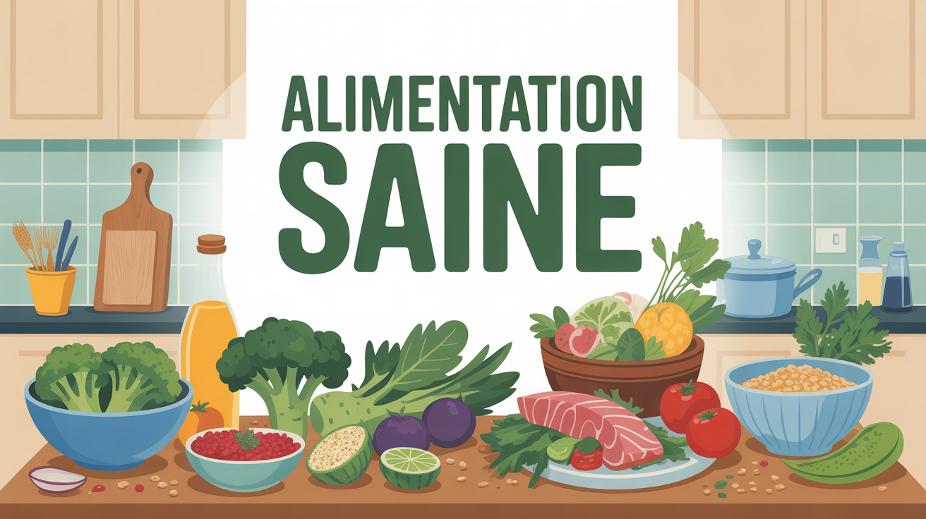 Table d'aliments sains illustration aliment bon pour la santé