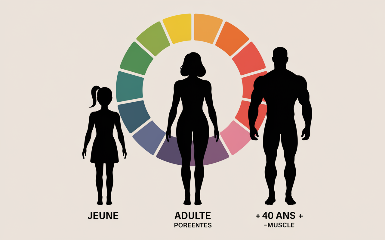 métabolisme et musculation influence age genre