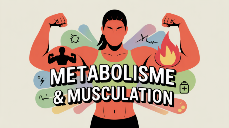 métabolisme et musculation silhouette sportive energetic