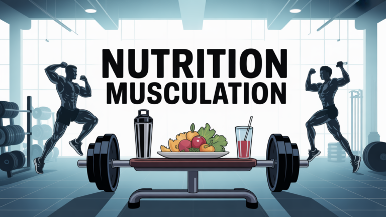 nutrition pour la musculation haltères assiette shaker salle de sport