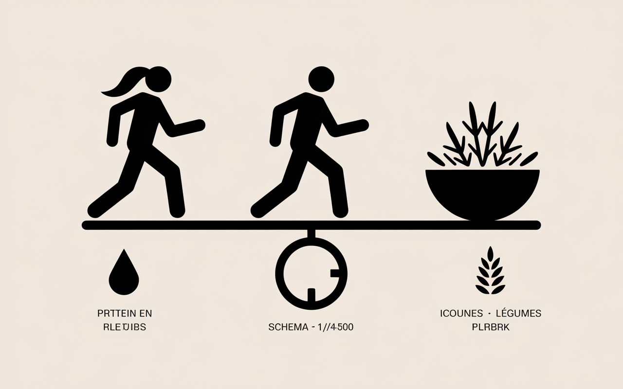 plan alimentaire pour perte de poids assiette balance schema