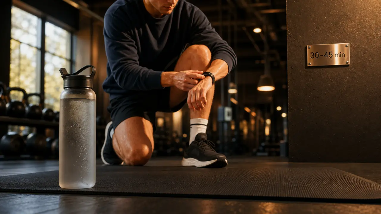Hormone du bonheur sport : 30–45 min en salle
